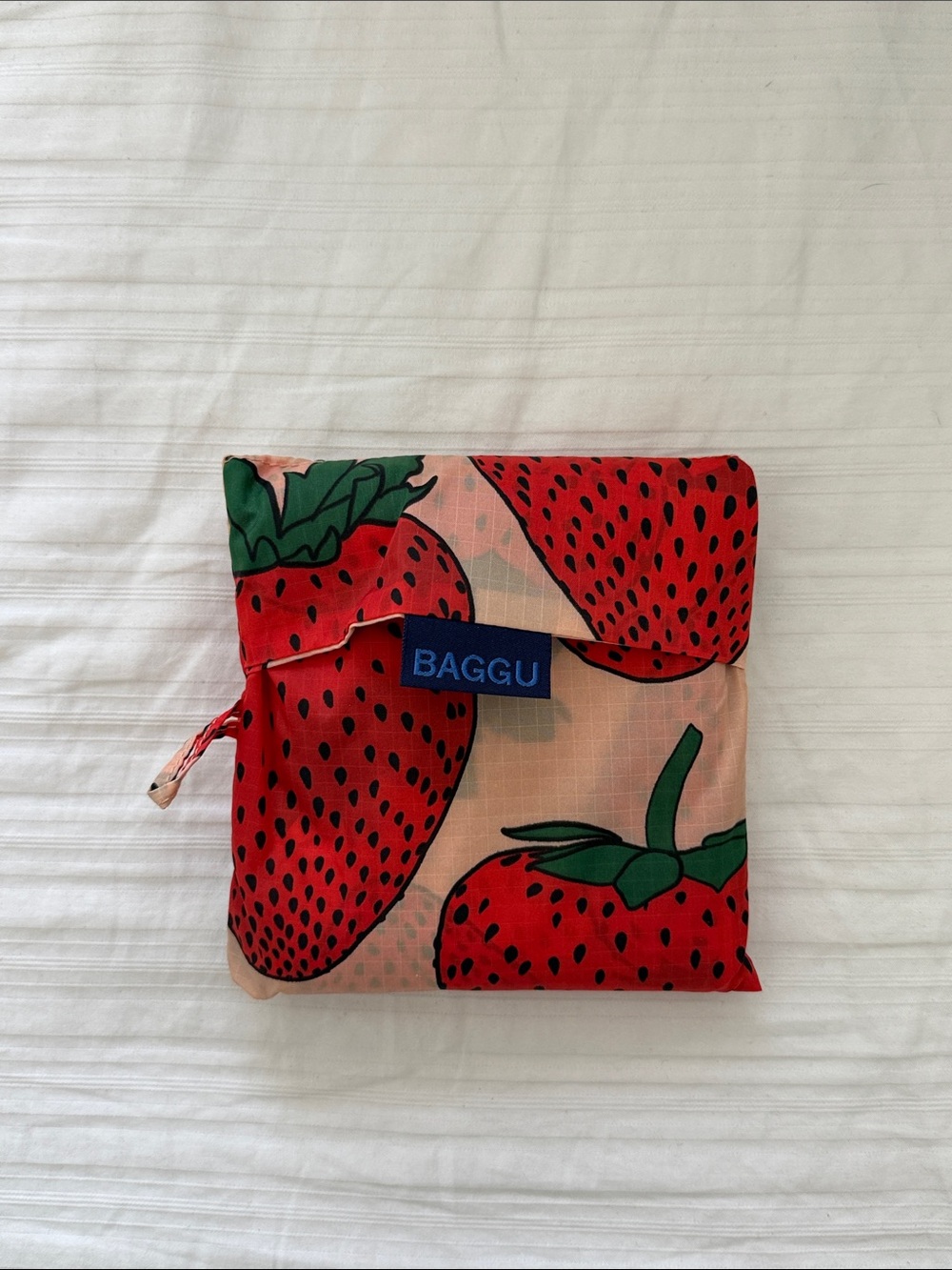 BAGGU Big Reuseable Bag in Strawberry